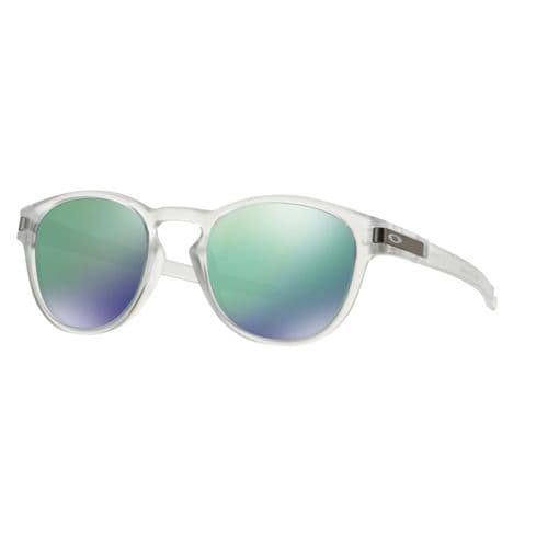 Oakley Latch Matte Clear/jade Iridium Sunglasses Oakley Latch Matte Clear/jade Iridium Sunglasses