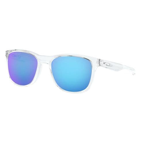 Oakley Trillbe X Sunglasses Polished Clear Sapphire Iridium Polarized Oakley Trillbe X Sunglasses Polished Clear Sapphire Iridium Polarized