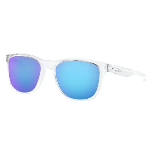 Oakley Trillbe X Sunglasses Polished Clear Sapphire Iridium Polarized Oakley Trillbe X Sunglasses Polished Clear Sapphire Iridium Polarized