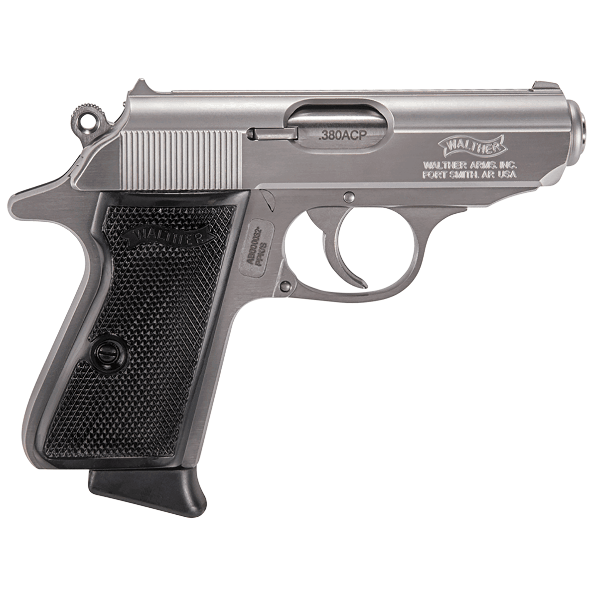 Walther USA PPK/S 380 Stainless Pistol 7rd Safety With Decocker Walther USA PPK/S 380 Stainless Pistol 7rd Safety With Decocker