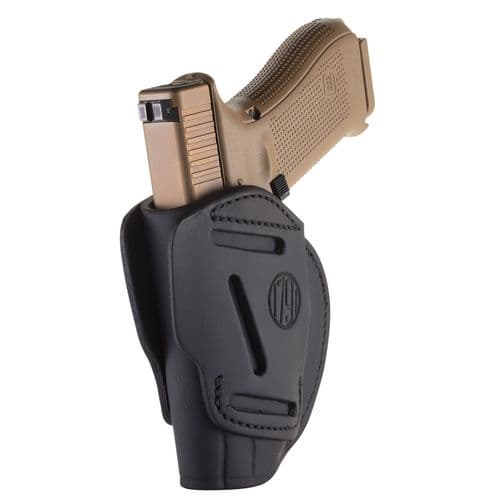 1791 Gunleather 3WH5SBLA 3-Way IWB/OWB Size 05 Stealth Black Leather Belt Loop Compatible w/ Glock 17 Compatible w/ Springfield XD Compatible w/ S&W M&P Compatible w/ HK VP9 Ambidextrous Hand 1791 Gunleather 3WH5SBLA 3-Way IWB/OWB Size 05 Stealth Black Leather Belt Loop Compatible w/ Glock 17 Compatible w/ Springfield XD Compatible w/ S&W M&P Compatible w/ HK VP9 Ambidextrous Hand