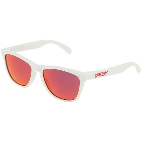 Oakley FROGSKINS Limited Edition Polished White w/Ruby Iridium Oakley FROGSKINS Limited Edition Polished White w/Ruby Iridium