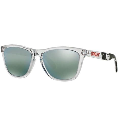 Oakley Koston Signature Series Frogskin Sunglasses Clear Camo/Emerald Iridium Oakley Koston Signature Series Frogskin Sunglasses Clear Camo/Emerald Iridium