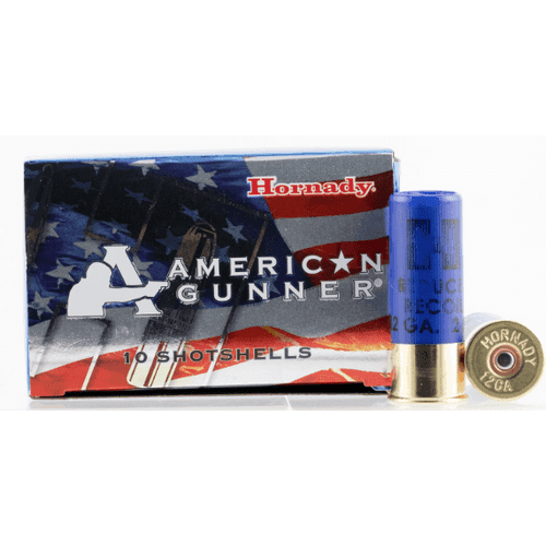 Hornady American Gunner 12 Ga 2.75" Buckshot 1 oz 00 Buck 10 Bx Hornady American Gunner 12 Ga 2.75" Buckshot 1 oz 00 Buck 10 Bx