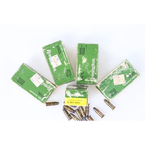 Vintage Remington .22 Win Auto Ammo Vintage Remington .22 Win Auto Ammo