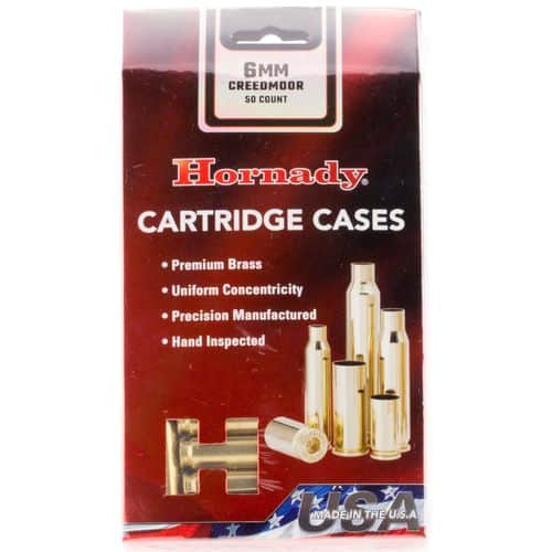 Hornady 86280 Rifle 6mm Creedmoor Brass 50 Hornady 86280 Rifle 6mm Creedmoor Brass 50