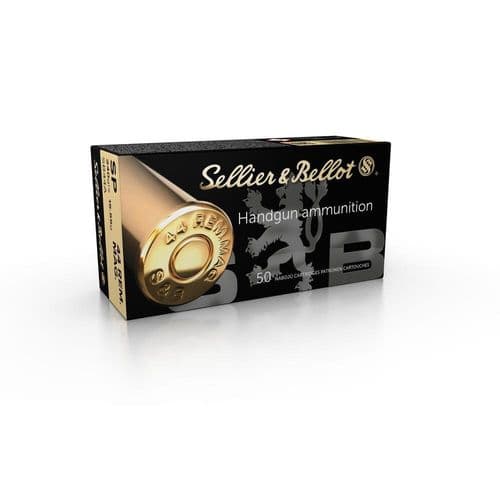 Sellier & Bellot 44 Remington Magnum 240 Grain Soft Point 50 RDS SB44A Sellier & Bellot 44 Remington Magnum 240 Grain Soft Point 50 RDS SB44A