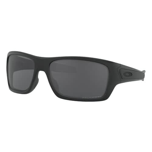 Oakley Men's Polarized Turbine Black Wrap Sunglasses OO9263-07 Oakley Men's Polarized Turbine Black Wrap Sunglasses OO9263-07