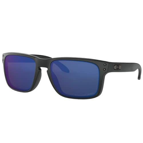 Oakley Holbrook Sunglasses - Polarized Matte Black/Ice Iridium, One Size OO9102-52 Oakley Holbrook Sunglasses - Polarized Matte Black/Ice Iridium, One Size OO9102-52