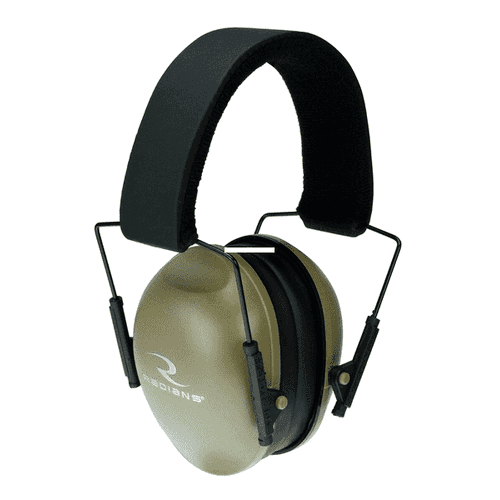 Radians Low Profile EM Ear Protection - Passive - Tan - NRR21 Radians Low Profile EM Ear Protection - Passive - Tan - NRR21