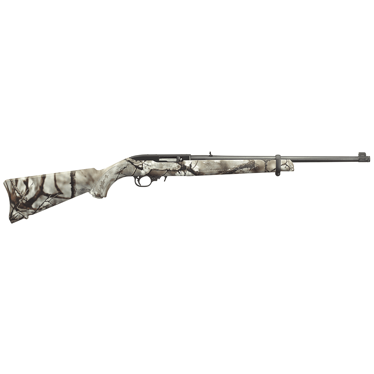 Ruger 10/22 Carbine 22 LR, 18" Threaded Barrel, Go Wild Camo Rock Star Synthetic Stock 10Rd Mag Ruger 10/22 Carbine 22 LR, 18" Threaded Barrel, Go Wild Camo Rock Star Synthetic Stock 10Rd Mag