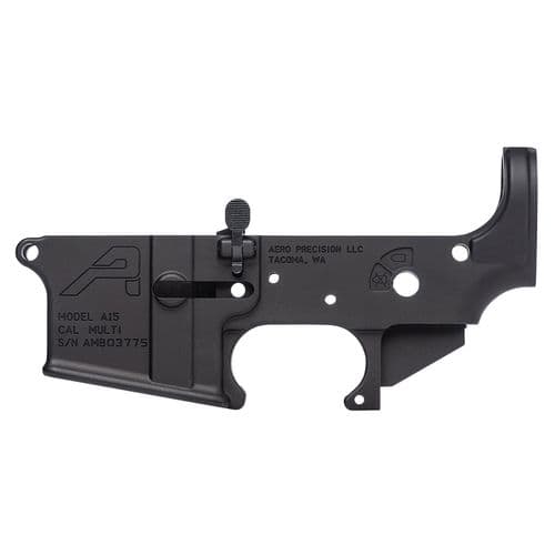 Aero Precision AR-15 Ambidextrous Stripped Lower Receiver with PDQ Ambi Bolt Release Multi Caliber Marked 7075-T6 Aluminum Black Aero Precision AR-15 Ambidextrous Stripped Lower Receiver with PDQ Ambi Bolt Release Multi Caliber Marked 7075-T6 Aluminum Black