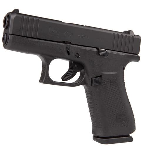 GLOCK 43X 9MM 3.41" BLACK 10+1WHITE DOT SIGHTS GLOCK 43X 9MM 3.41" BLACK 10+1WHITE DOT SIGHTS