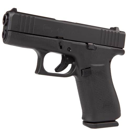GLOCK 43X 9MM 3.41" BLACK 10+1WHITE DOT SIGHTS GLOCK 43X 9MM 3.41" BLACK 10+1WHITE DOT SIGHTS