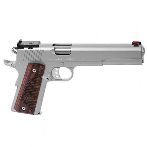 Kimber Stainless Target Pistol - 45 ACP, 6 in Barrel, Satin Stainless Steel Frame/Slide, 7 Rd Kimber Stainless Target Pistol - 45 ACP, 6 in Barrel, Satin Stainless Steel Frame/Slide, 7 Rd