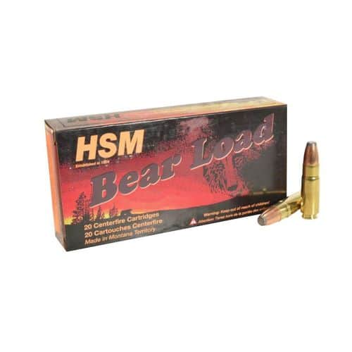 HSM 458SOCOM1N Bear Load 458 SOCOM 350 gr Jacketed Flat Point 20 Per Box HSM 458SOCOM1N Bear Load 458 SOCOM 350 gr Jacketed Flat Point 20 Per Box