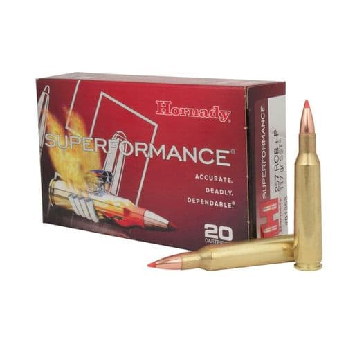 Hornady Superformance .257 Roberts +P Ammunition 20 Rounds SST 117 Grains Hornady Superformance .257 Roberts +P Ammunition 20 Rounds SST 117 Grains