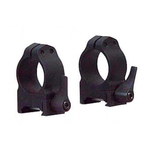 Warne 1 inch Quick Detach Medium Matte Rings Warne 1 inch Quick Detach Medium Matte Rings