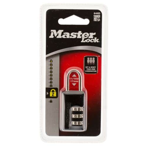 Master Lock 646D Padlock Resettable Master Lock 646D Padlock Resettable
