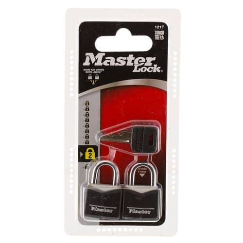 Master Lock 121T Padlock Keyed Black 2 Master Lock 121T Padlock Keyed Black 2