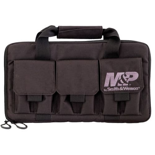 M&P Accessories 110029 Pro Tac Double Handgun Gun Case Nylon Smooth M&P Accessories 110029 Pro Tac Double Handgun Gun Case Nylon Smooth