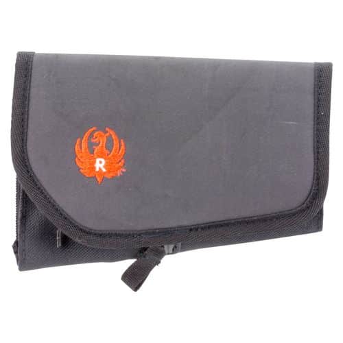 Allen 27069 Ruger Buttstock Cartridge Holder 8 Rifle Rounds Neoprene Black with Red Accents Allen 27069 Ruger Buttstock Cartridge Holder 8 Rifle Rounds Neoprene Black with Red Accents