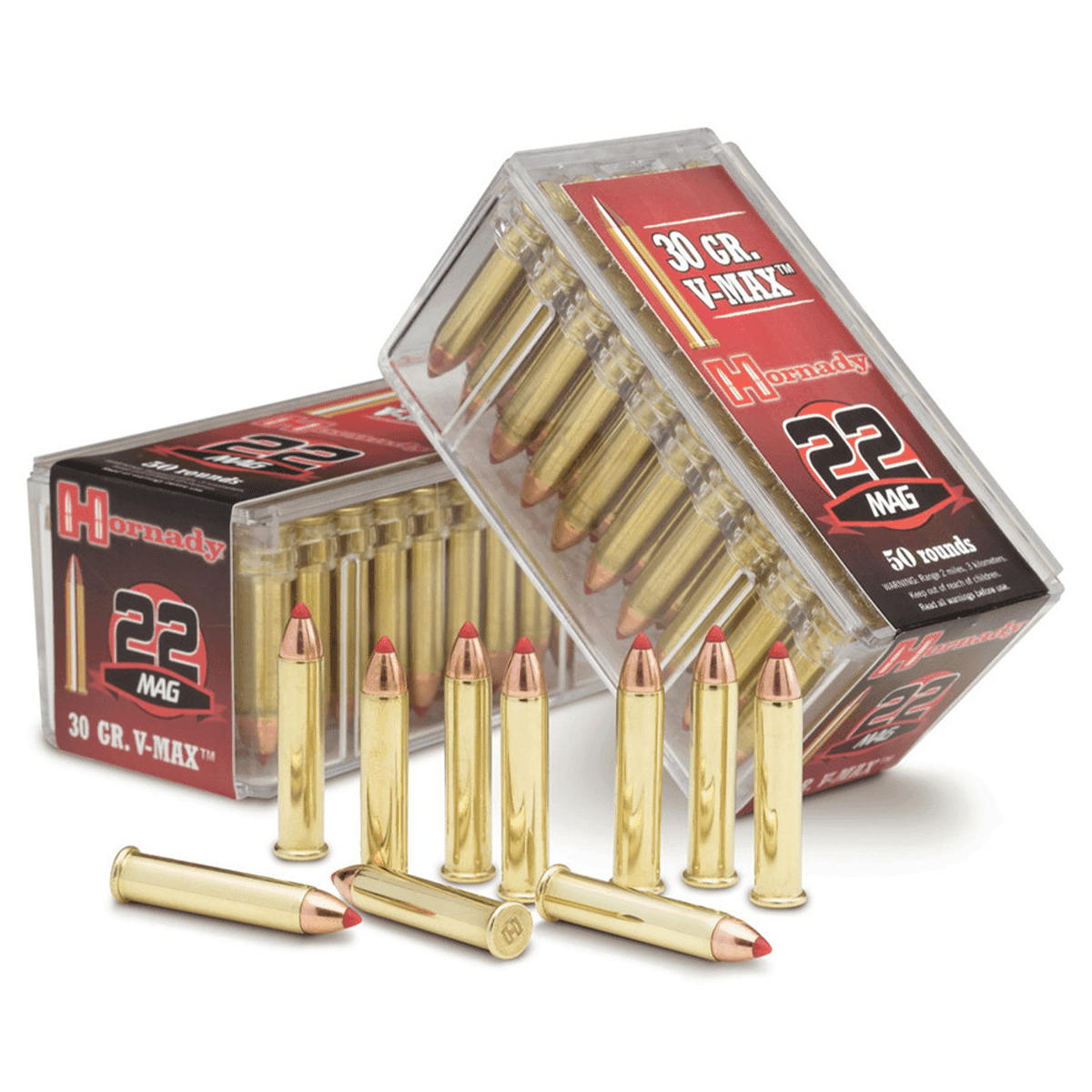 Hornady .22 WMR Varmint Express 30 Grain V-Max 50rd Box Rimfire Ammo Hornady .22 WMR Varmint Express 30 Grain V-Max 50rd Box Rimfire Ammo