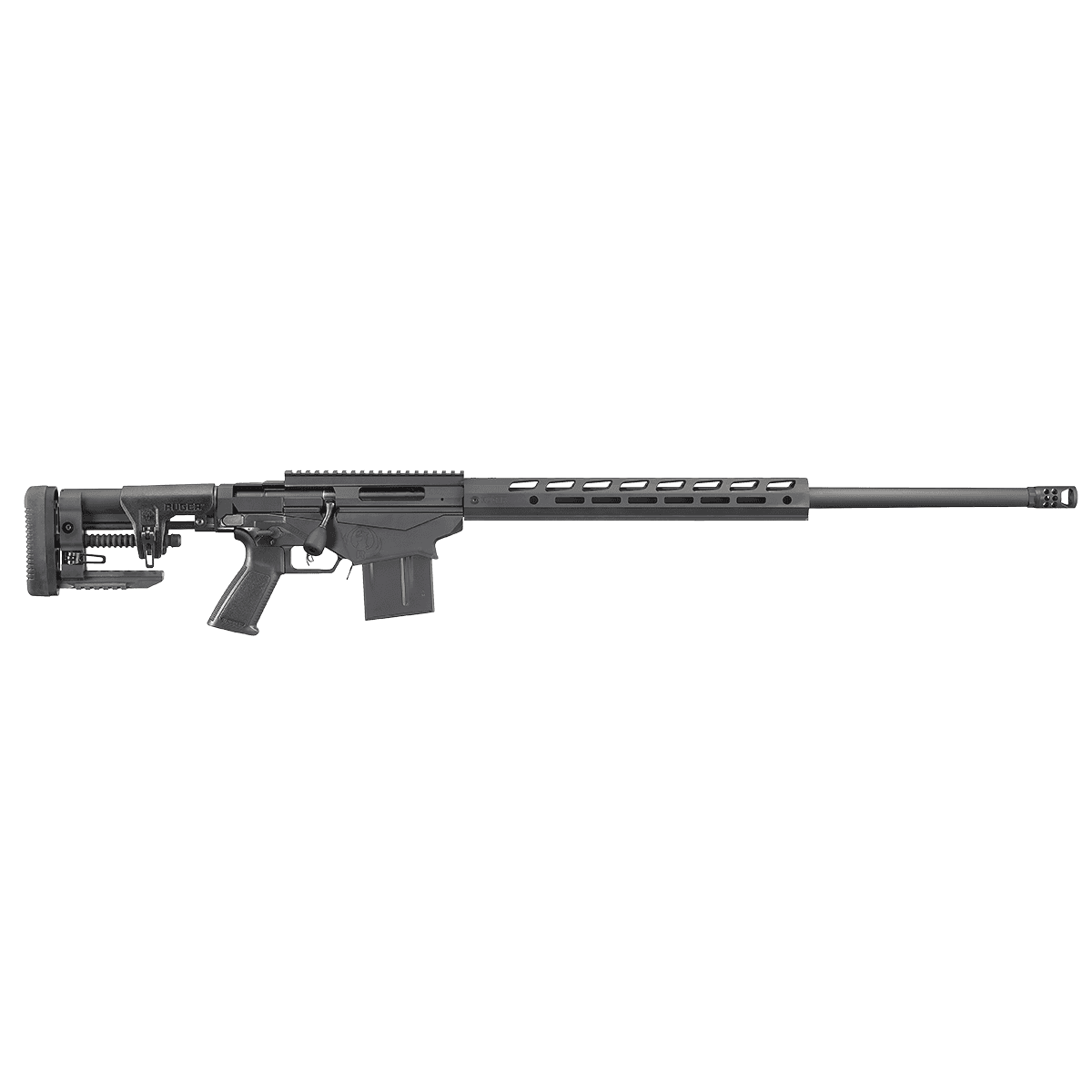 Ruger 18042 Precision 6.5 PRC 8+1 26" Heavy Contour Barrel With Hybrid Muzzle Break, Type III Hard Coat Anodized Finish, Ruger Precision MSR Stock, Optics Ready Ruger 18042 Precision 6.5 PRC 8+1 26" Heavy Contour Barrel With Hybrid Muzzle Break, Type III Hard Coat Anodized Finish, Ruger Precision MSR Stock, Optics Ready