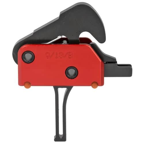 Patriot Ordnance Factory USA AR-15 Drop In Trigger System 2 Stage 4.5lb Flat Trigger Shoe Aluminum Housing Anodized Finish Patriot Ordnance Factory USA AR-15 Drop In Trigger System 2 Stage 4.5lb Flat Trigger Shoe Aluminum Housing Anodized Finish