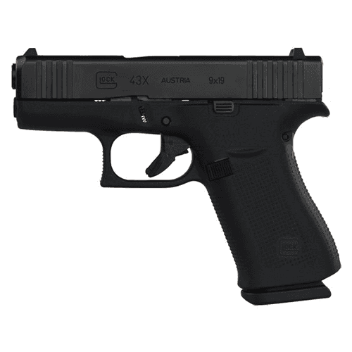GLOCK G43X BLACK 9MM SUB-COMPACT PISTOL W/ GLOCK NIGHT SIGHTS GLOCK G43X BLACK 9MM SUB-COMPACT PISTOL W/ GLOCK NIGHT SIGHTS