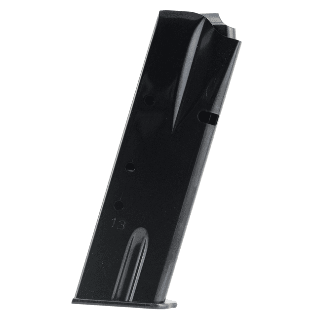 Mec-Gar Standard 13rd 9mm Luger Fits Browning Hi-Power/Springfield SA-35, Blued Carbon Steel MGBRHP13B Mec-Gar Standard 13rd 9mm Luger Fits Browning Hi-Power/Springfield SA-35, Blued Carbon Steel MGBRHP13B