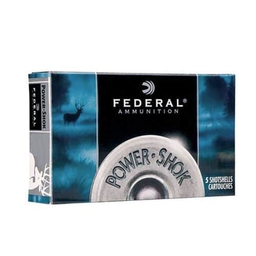 Federal Premium Power Shok 16 Gauge, 2-3/4", 4/5 oz, 1600 fps, Lead Rifle Slug, 5 Rd/bx Federal Premium Power Shok 16 Gauge, 2-3/4", 4/5 oz, 1600 fps, Lead Rifle Slug, 5 Rd/bx