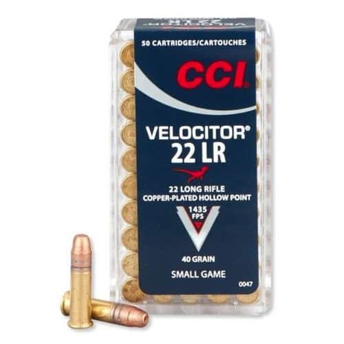 CCI Velocitor 22LR 40GR HP 50RDS CCI Velocitor 22LR 40GR HP 50RDS