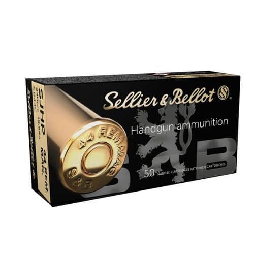 Sellier & Bellot 44 Mag - 240 Grain SJHP - 50 Rounds Sellier & Bellot 44 Mag - 240 Grain SJHP - 50 Rounds