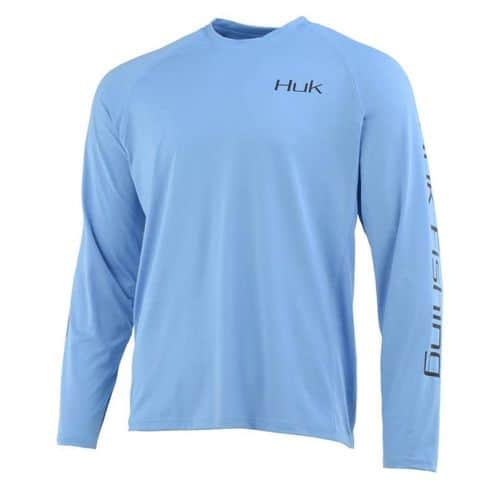 Huk American Large Long Sleeve Blue Huk American Large Long Sleeve Blue