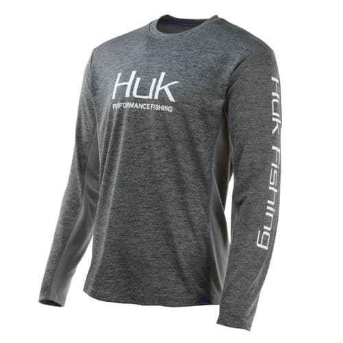 Huk CW Icon Long Sleeve Gray Huk CW Icon Long Sleeve Gray