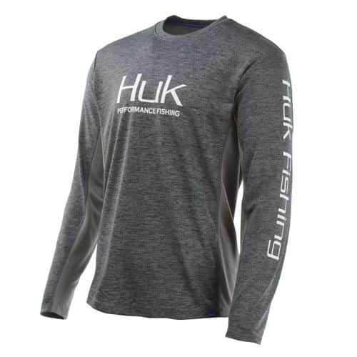 Huk CW Icon Long Sleeve Gray Huk CW Icon Long Sleeve Gray