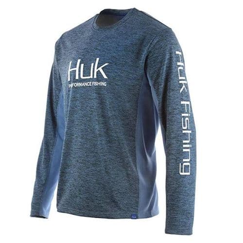 Huk CW Icon Long Sleeve Blue Huk CW Icon Long Sleeve Blue