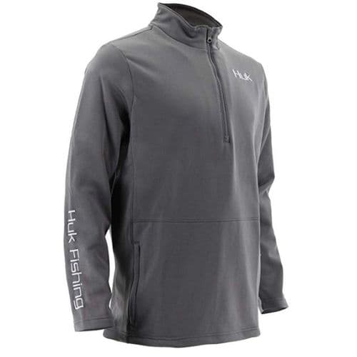 Huk Tidewater 1 / 4 Zip Gray Huk Tidewater 1 / 4 Zip Gray