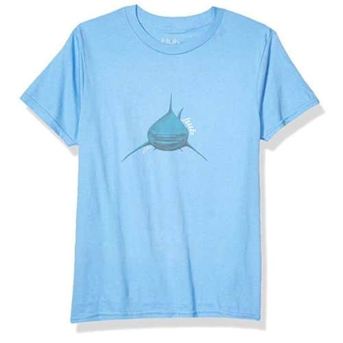Huk Youth Smile Tee Shirt Blue Huk Youth Smile Tee Shirt Blue
