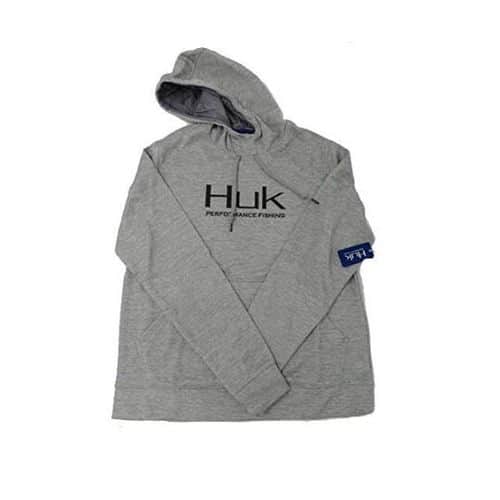 HUK Hull Fleece Hoodie Grey HUK Hull Fleece Hoodie Grey