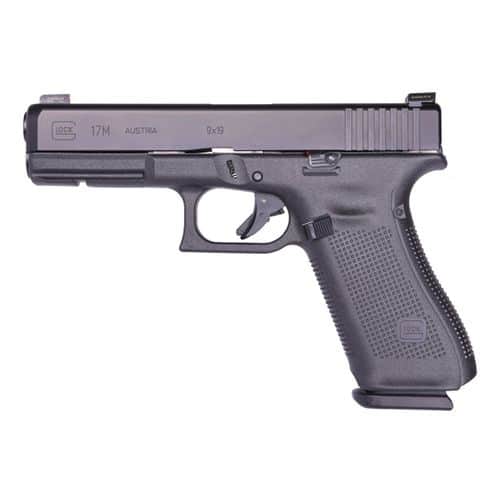 Glock 17M Pistol 9mm 4.5in 17rd Black AB Agent Sights Glock 17M Pistol 9mm 4.5in 17rd Black AB Agent Sights