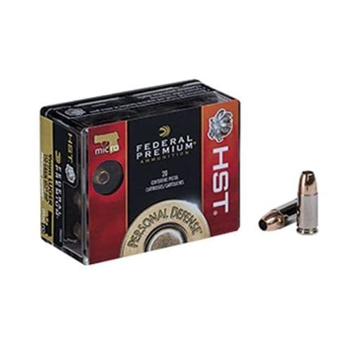 Federal Premium HST 9mm 150GR JHP 20 Rounds Federal Premium HST 9mm 150GR JHP 20 Rounds