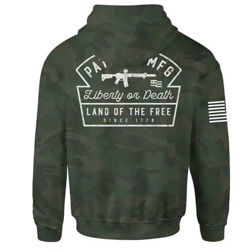 Howitzer Land of Liberty PO Hoodie Military Green Camo Howitzer Land of Liberty PO Hoodie Military Green Camo