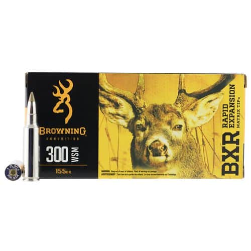 Browning Ammo B192130001 BXR 300 WSM 155 GR Matrix Tip 20 Bx/ 10 Cs Browning Ammo B192130001 BXR 300 WSM 155 GR Matrix Tip 20 Bx/ 10 Cs
