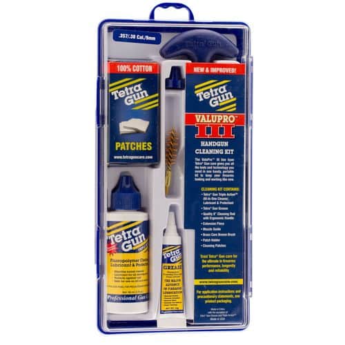 Tetra 715I ValuPro III Handgun Kit .357/.38 Cal/ 9mm Cleaning Kit Tetra 715I ValuPro III Handgun Kit .357/.38 Cal/ 9mm Cleaning Kit