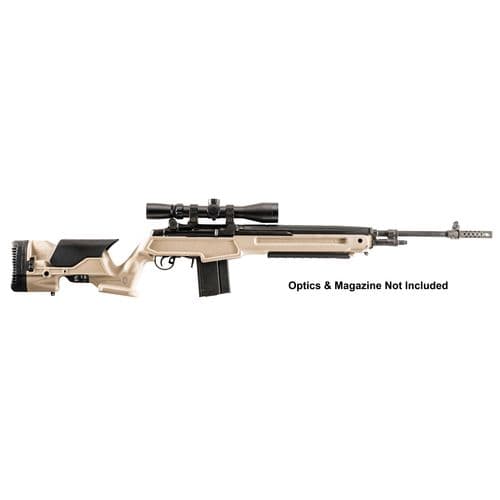 Archangel AAM1ADT Precision Stock Desert Tan Synthetic Fixed with Adjustable Cheek Riser for Springfield M1A, M14 Archangel AAM1ADT Precision Stock Desert Tan Synthetic Fixed with Adjustable Cheek Riser for Springfield M1A, M14