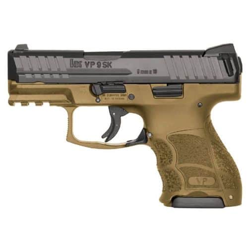 H&K VP9SK - Semi Auto Pistol 9mm Luger 3.39" Barrel 10 Rounds Striker Fired Night Sights Polymer Frame H&K VP9SK - Semi Auto Pistol 9mm Luger 3.39" Barrel 10 Rounds Striker Fired Night Sights Polymer Frame