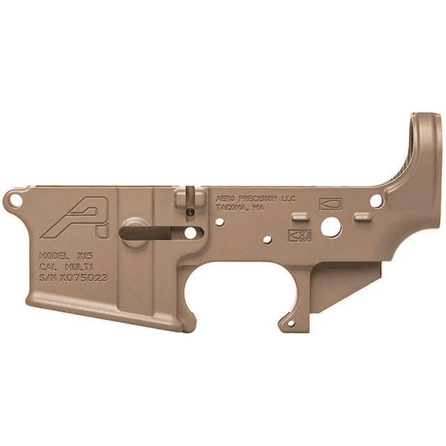 Aero Precision AR-15 Gen 2 Stripped Lower Receiver FDE APAR501302C Aero Precision AR-15 Gen 2 Stripped Lower Receiver FDE APAR501302C