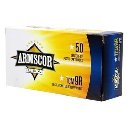 Armscor Value 50328 Pack 22 TCM 9R 39 GR Jacketed Hollow Point Armscor Value 50328 Pack 22 TCM 9R 39 GR Jacketed Hollow Point